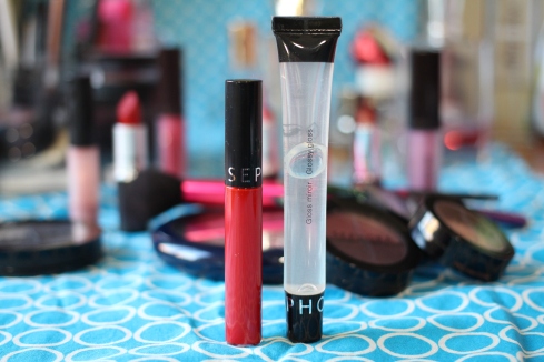 Sephora's Red Cream Lip Stain & Sephora's Glossy Gloss